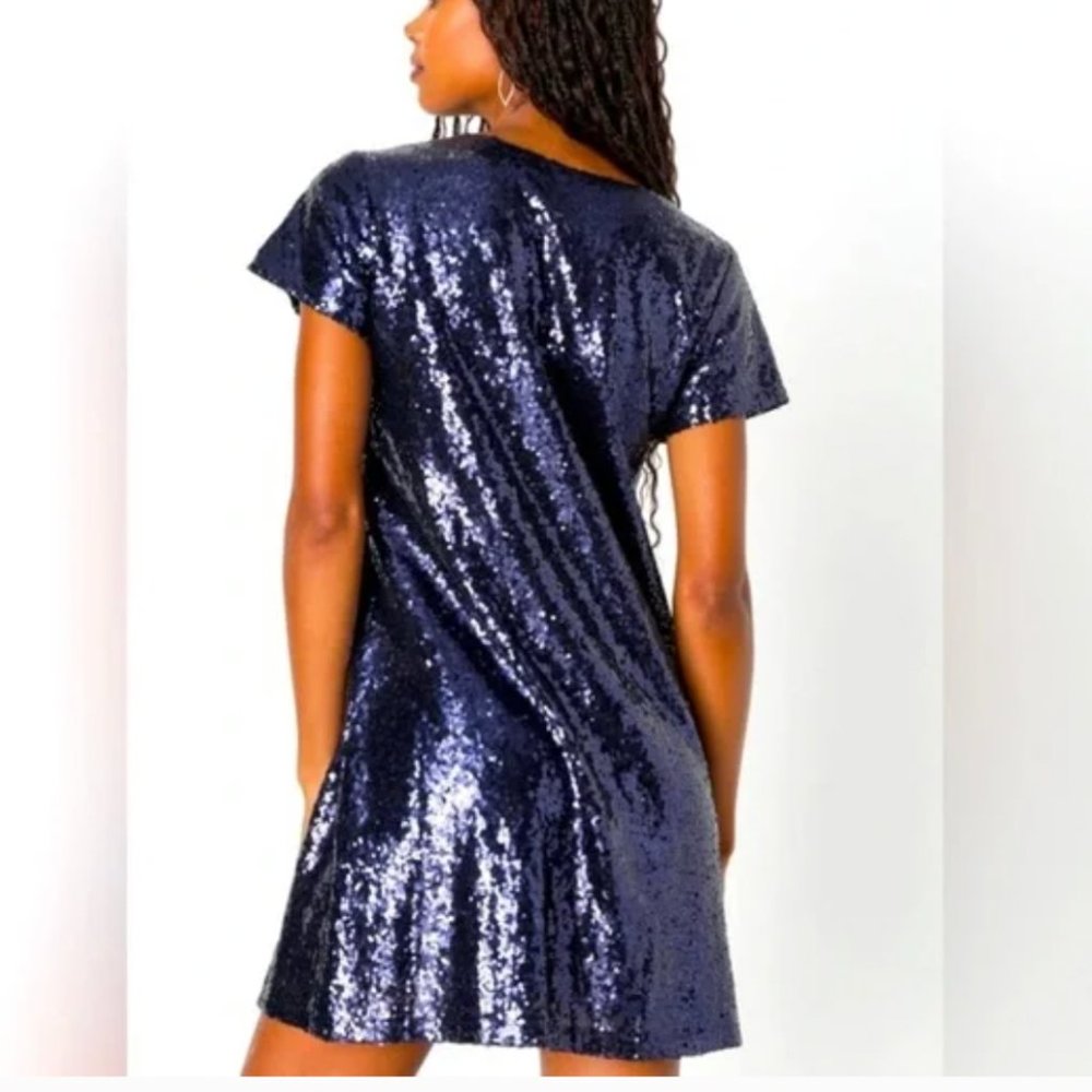 Lulu’s Sequins Mini Dress - Picture 3 of 10